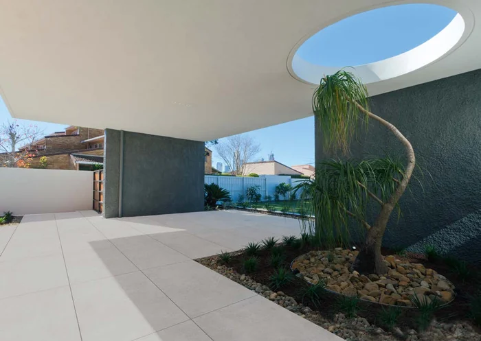 Equinox Grey large-format porcelain surface, made in Spain